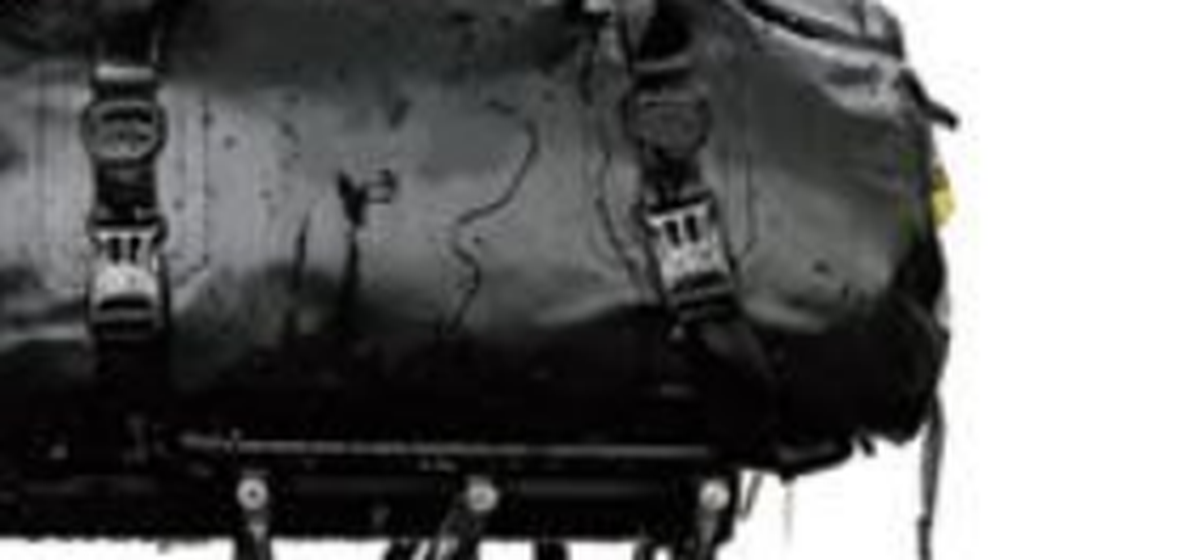 Rolltop-Tasche für Gepäckträger