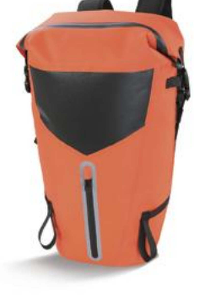 Mochila hermética 35L, naranja/negra